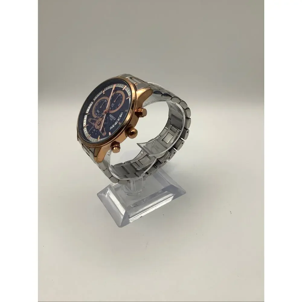 Nibosi NI2309 Mens Two-Tone Chronograph Blue Dial Watch